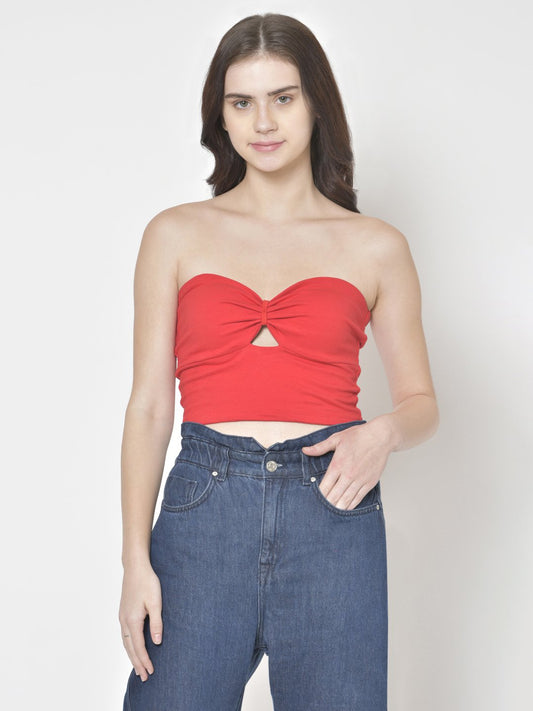 Cation Red Solid Top