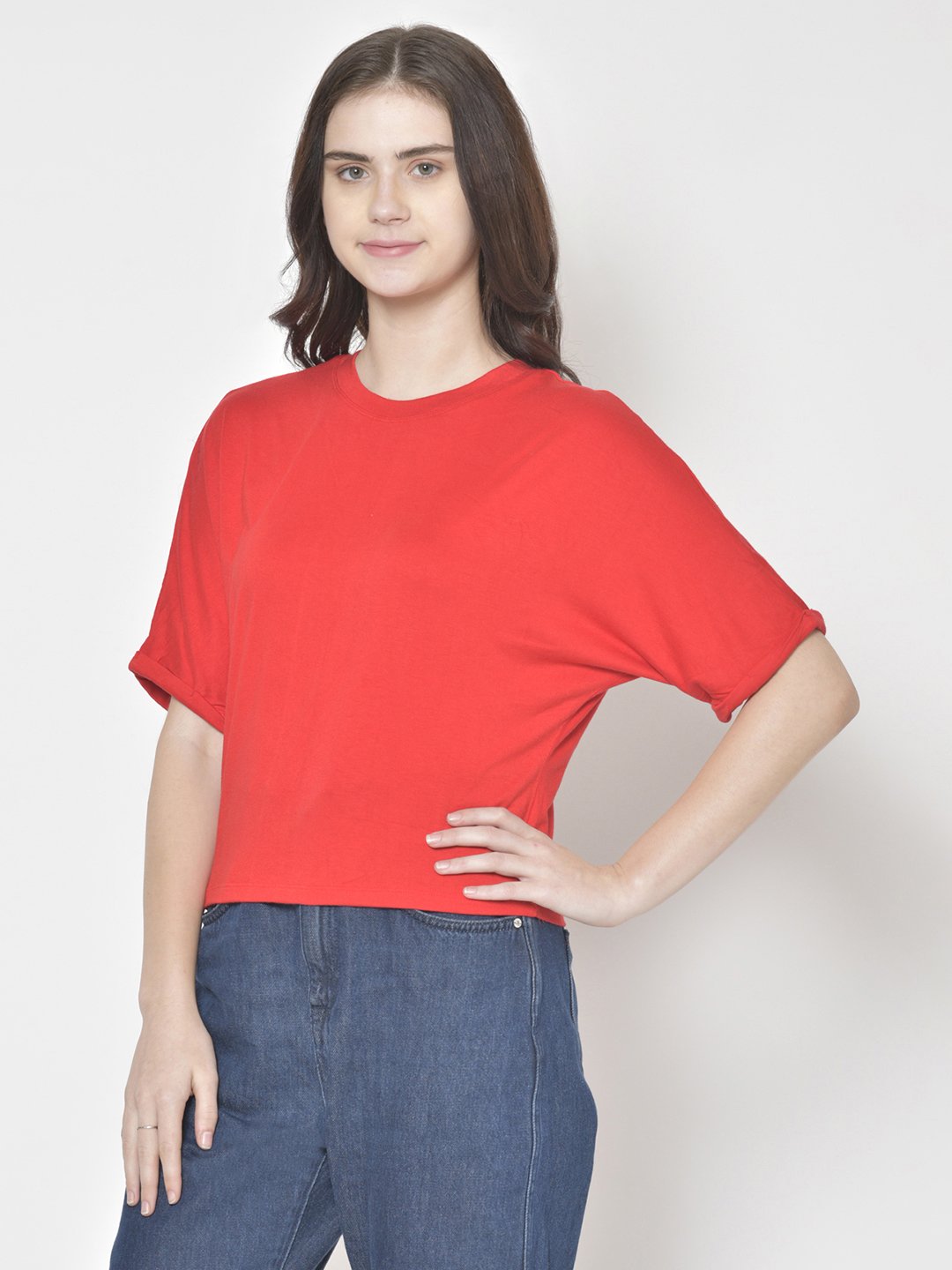 Cation Red Solid Top
