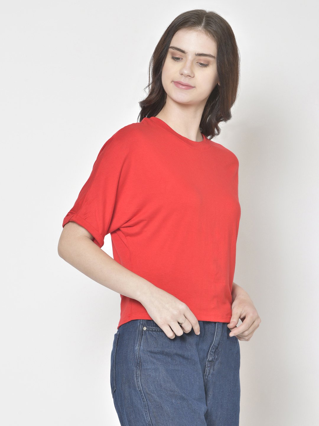 Cation Red Solid Top