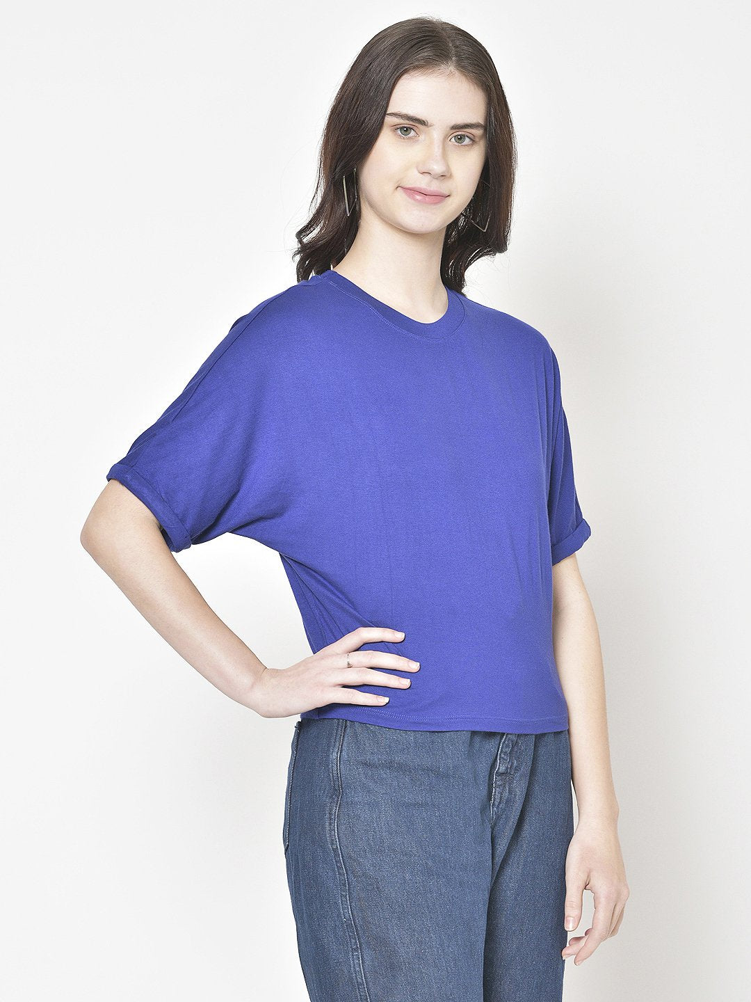 Cation Blue Solid Top