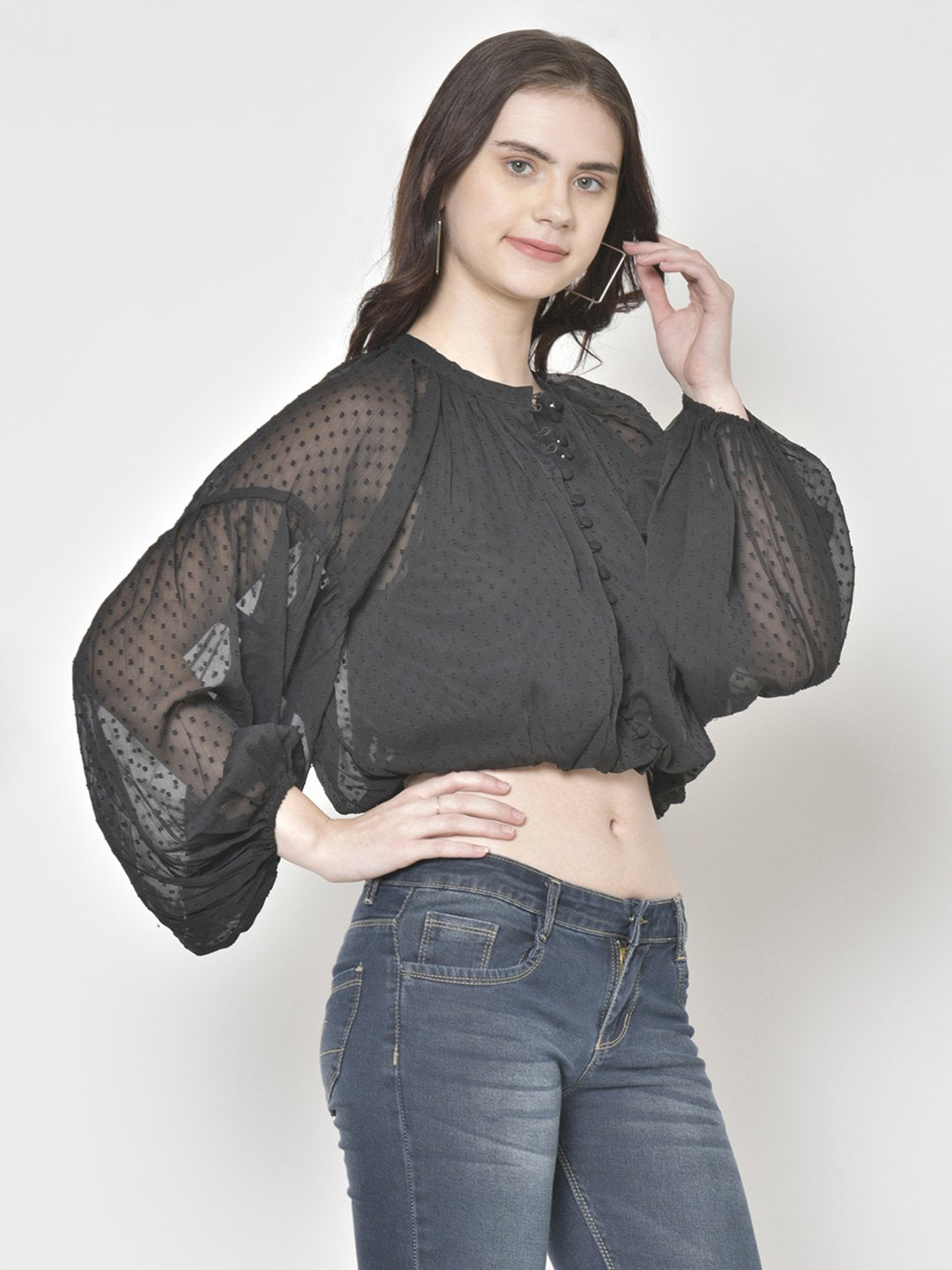 Cation Black Solid Top