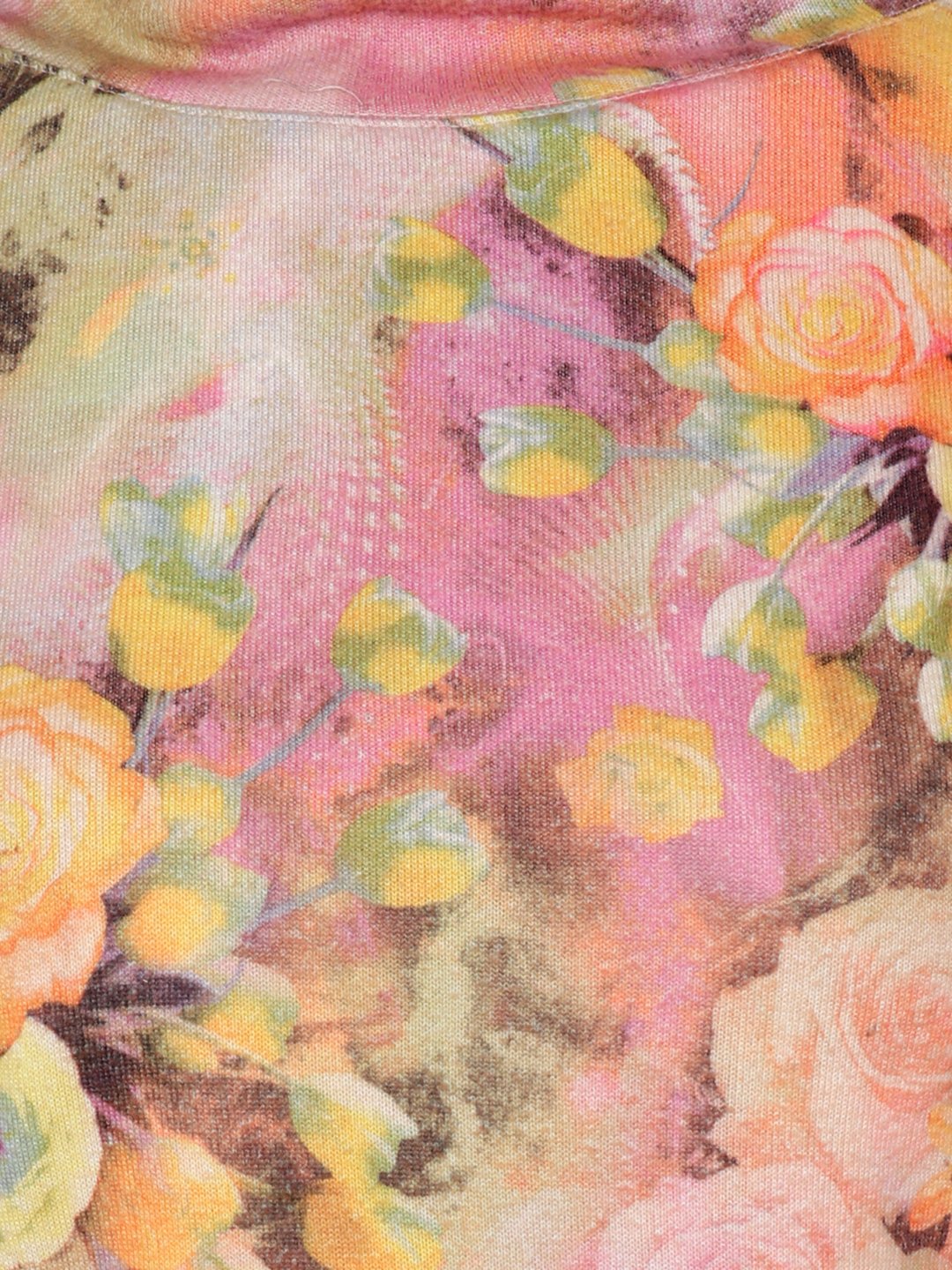 SCORPIUS BEIGE FLORAL CROPTOP