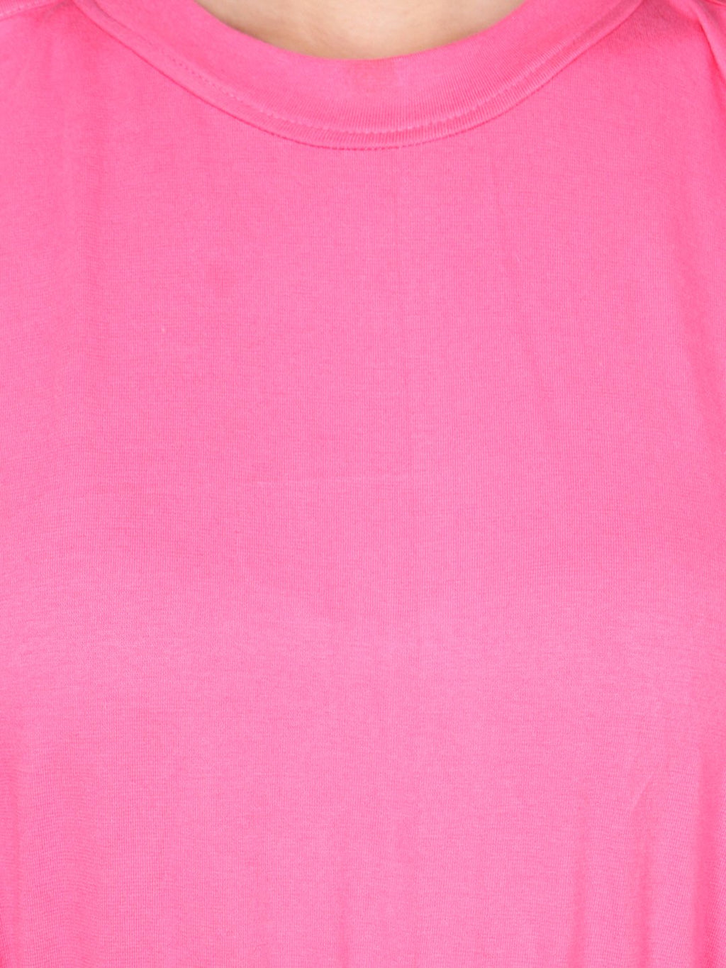 SCORPIUS SOLID PINK CROPTOP
