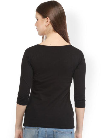 Black Solid Top
