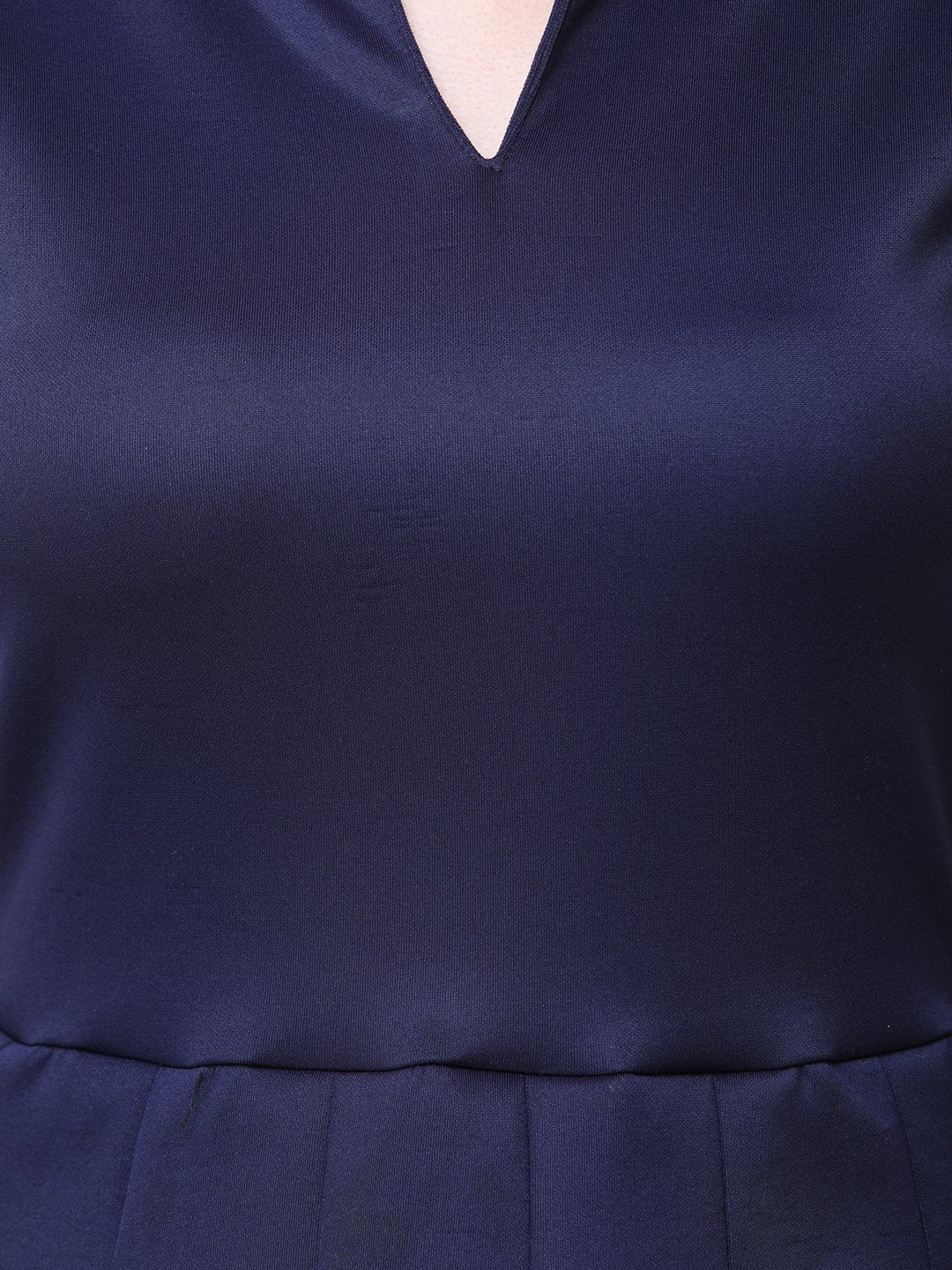 Scorpius Navy solid dress