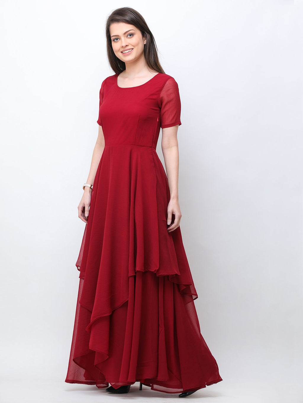 Scorpius Maroon ethnic dress
