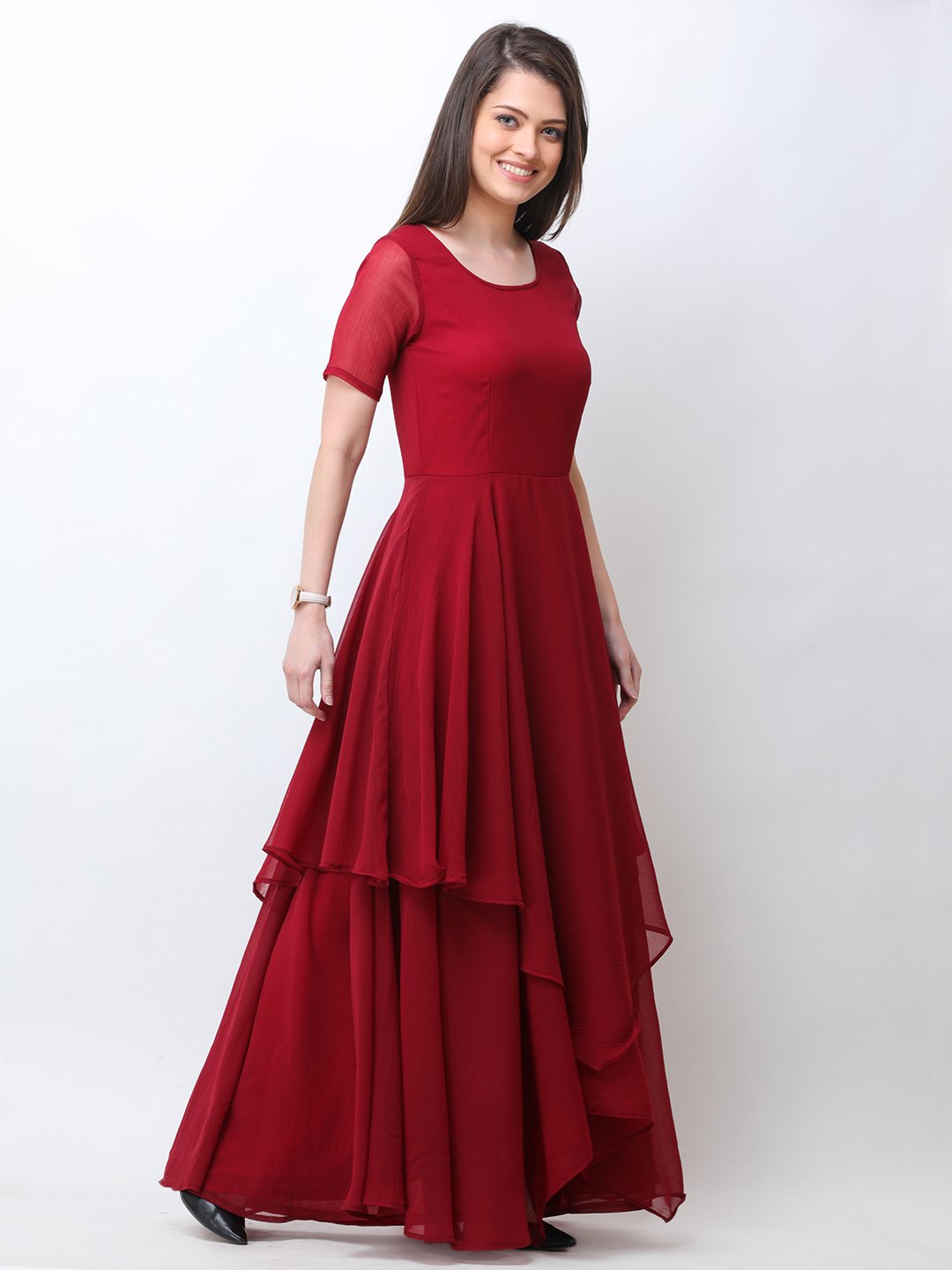 Scorpius Maroon ethnic dress