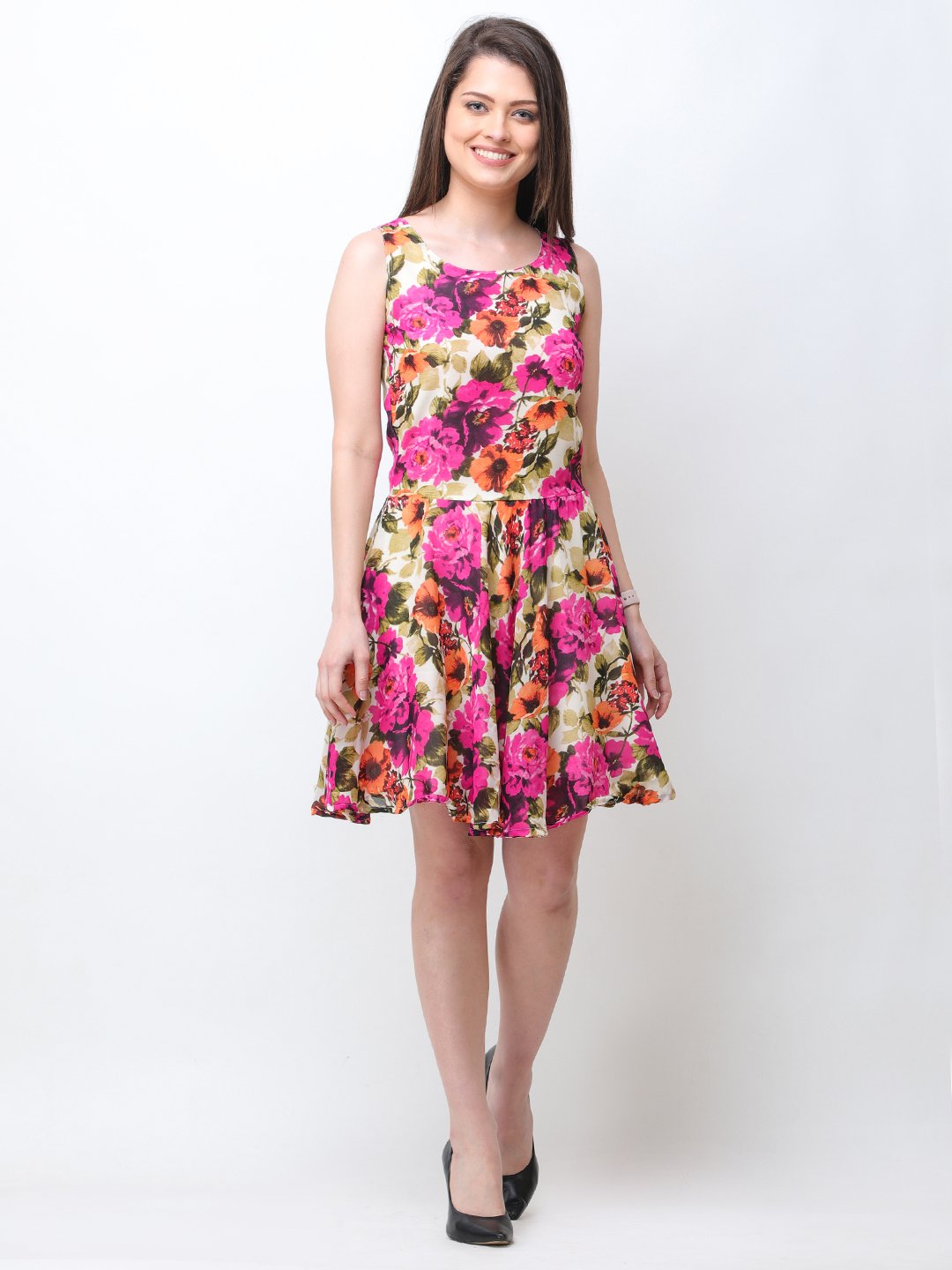 Scorpius multicolor skater dress