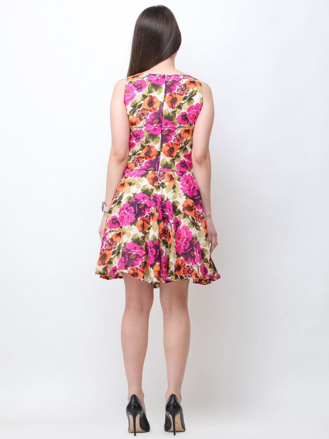 Scorpius multicolor skater dress