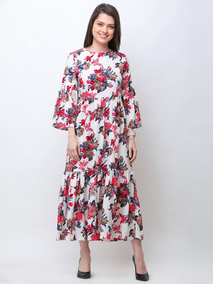 Scorpius floral maxi dress