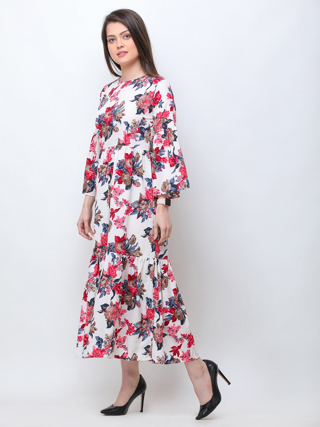 Scorpius floral maxi dress