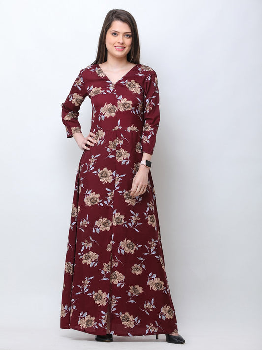 Scorpius floral maxi dress