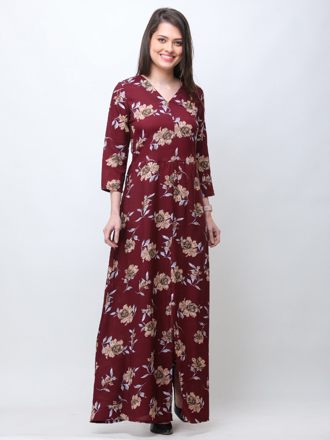 Scorpius floral maxi dress