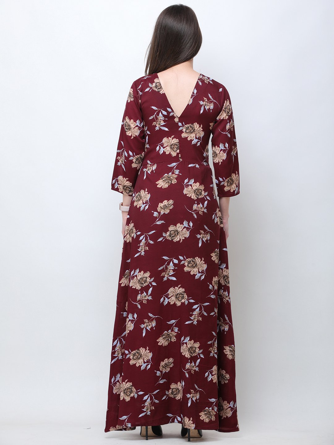 Scorpius floral maxi dress