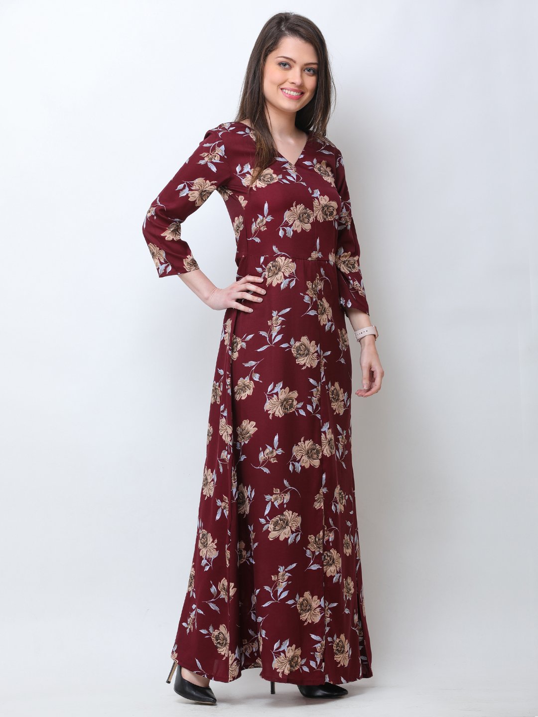 Scorpius floral maxi dress