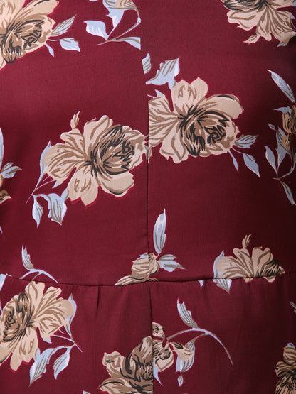 Scorpius floral maxi dress