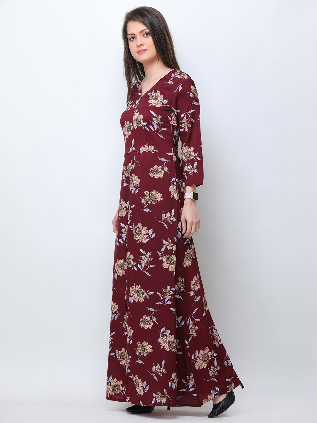 Scorpius floral maxi dress