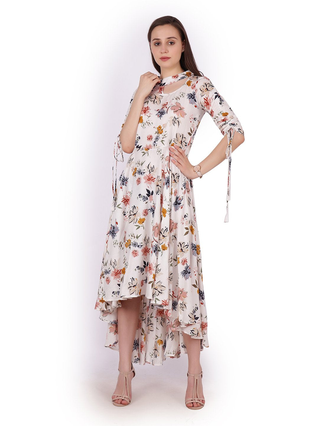 Scorpius White ethnic dress