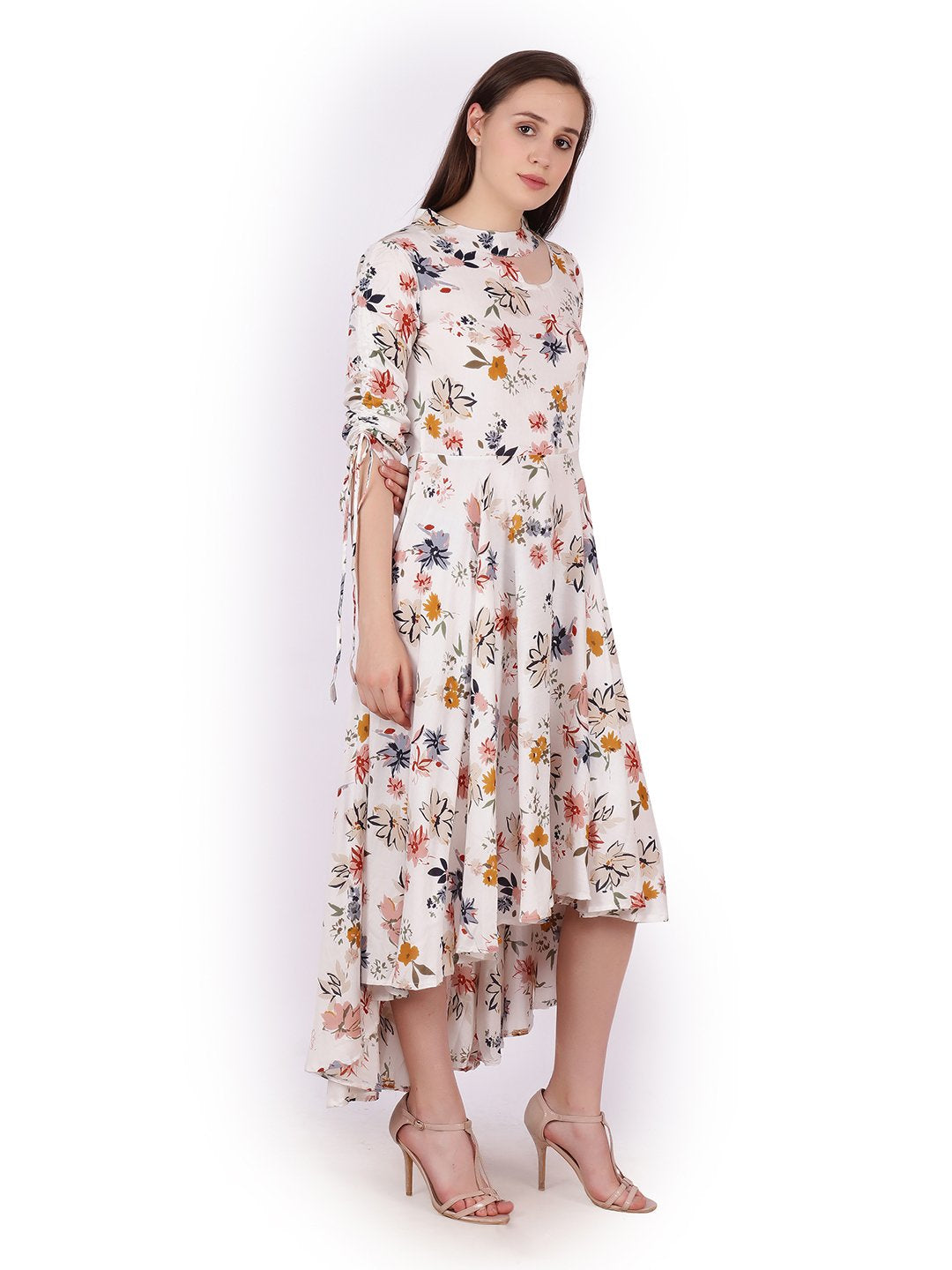Scorpius White ethnic dress