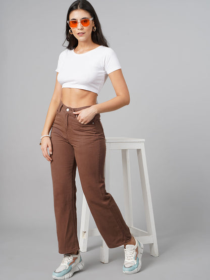 SCORPIUS White Knot Crop Top
