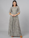 SCORPIUS Green Printed Kurta
