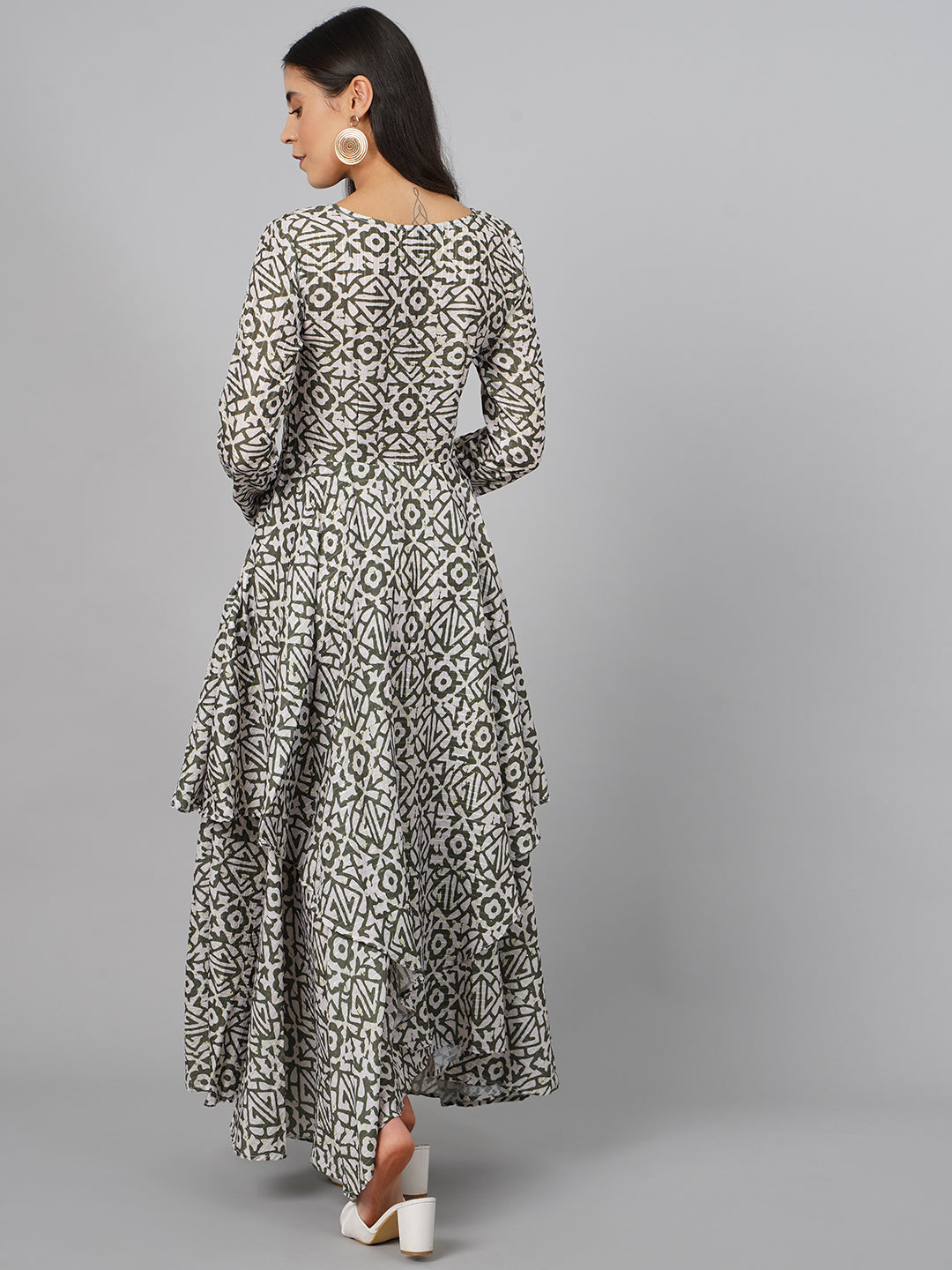 SCORPIUS Grey Maxi Dress