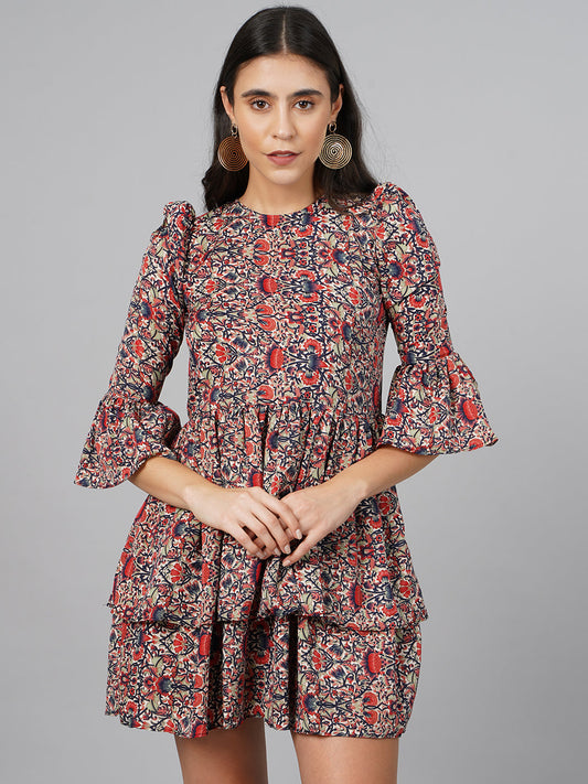 SCORPIUS Multicolour Printed Dress