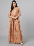 SCORPIUS Brown Muslin Kurta