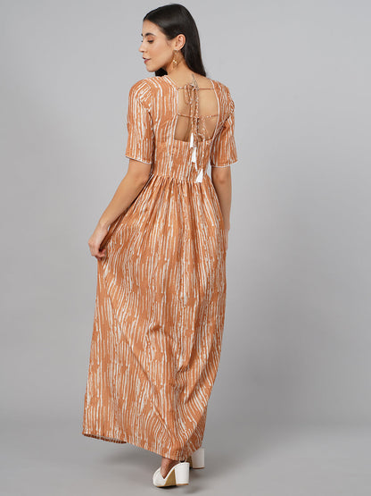 SCORPIUS Brown Muslin Kurta