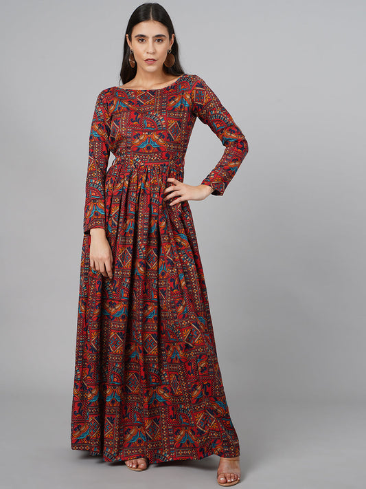 SCORPIUS Multicolour Maxi Dress