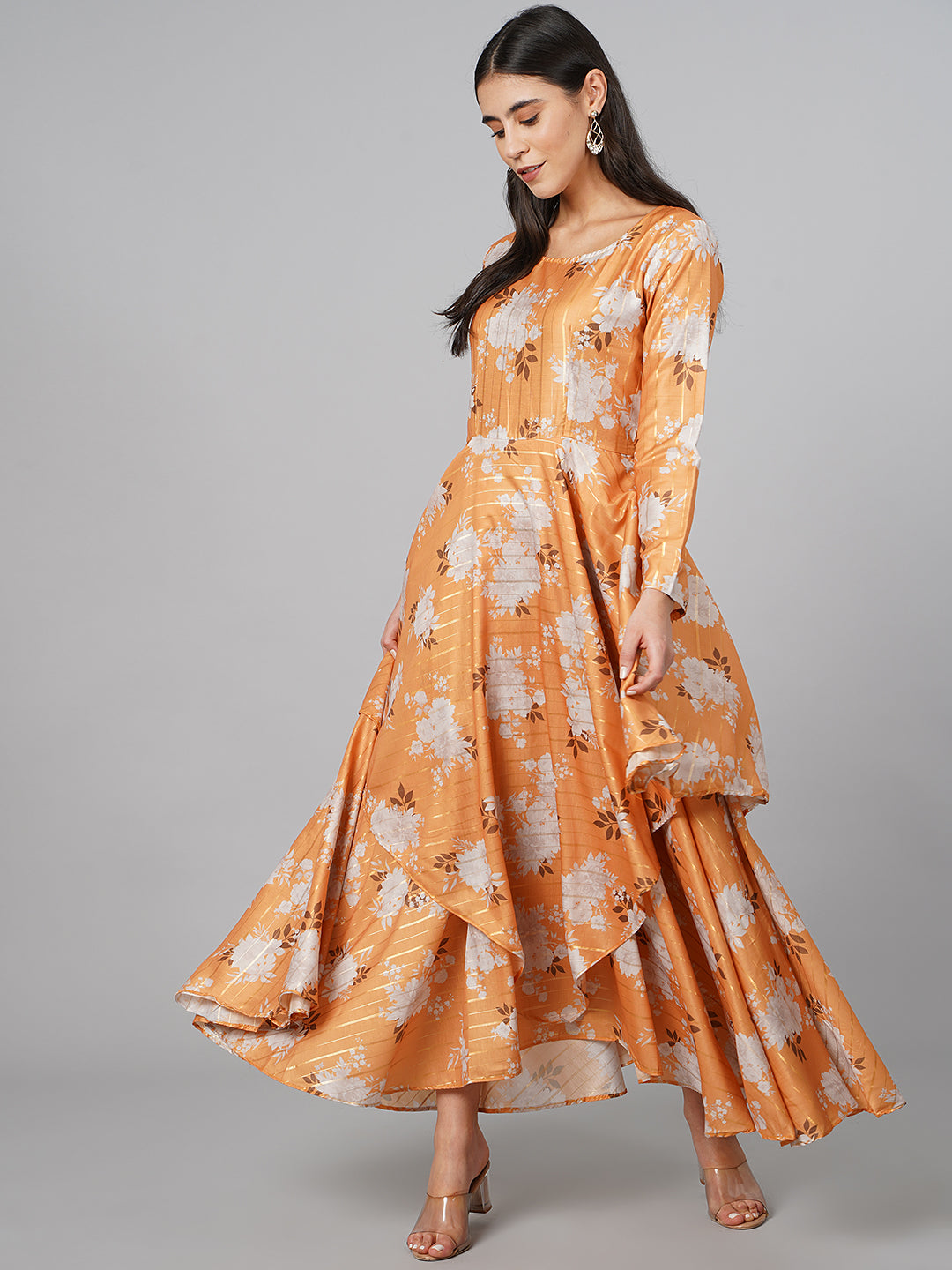 SCORPIUS Floral Maxi Dress