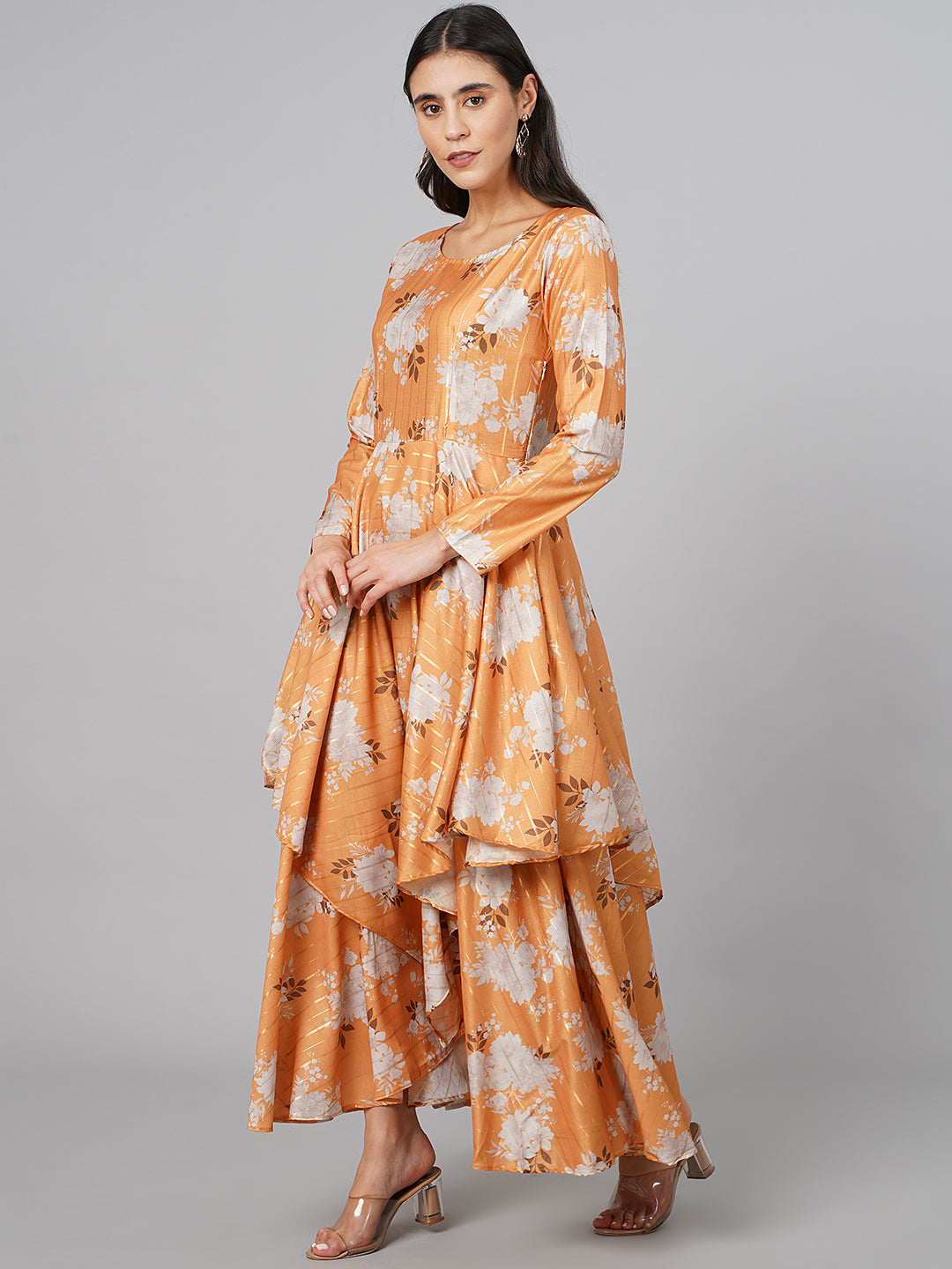 SCORPIUS Floral Maxi Dress