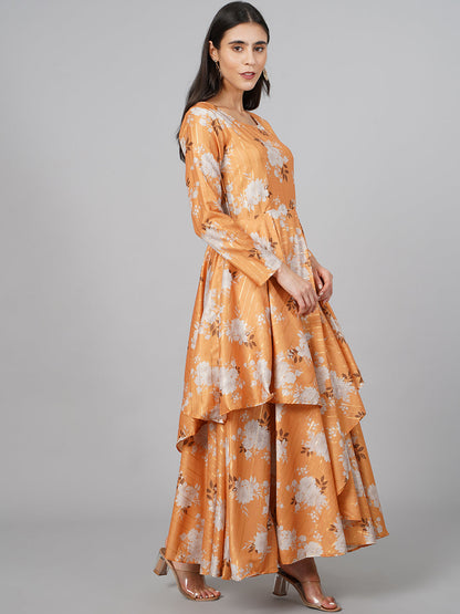 SCORPIUS Floral Maxi Dress