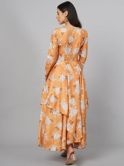 SCORPIUS Floral Maxi Dress