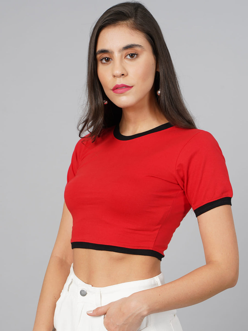 SCORPIUS Red Crop Top