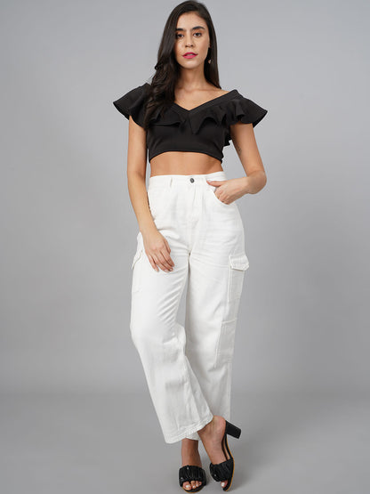 SCORPIUS Black crop top