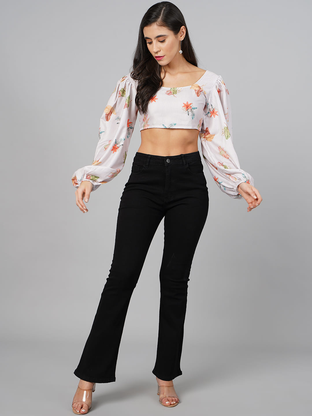 SCORPIUS Off-White Knot Top