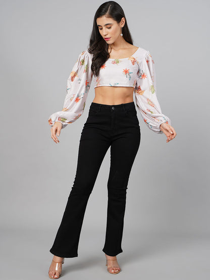 SCORPIUS Off-White Knot Top