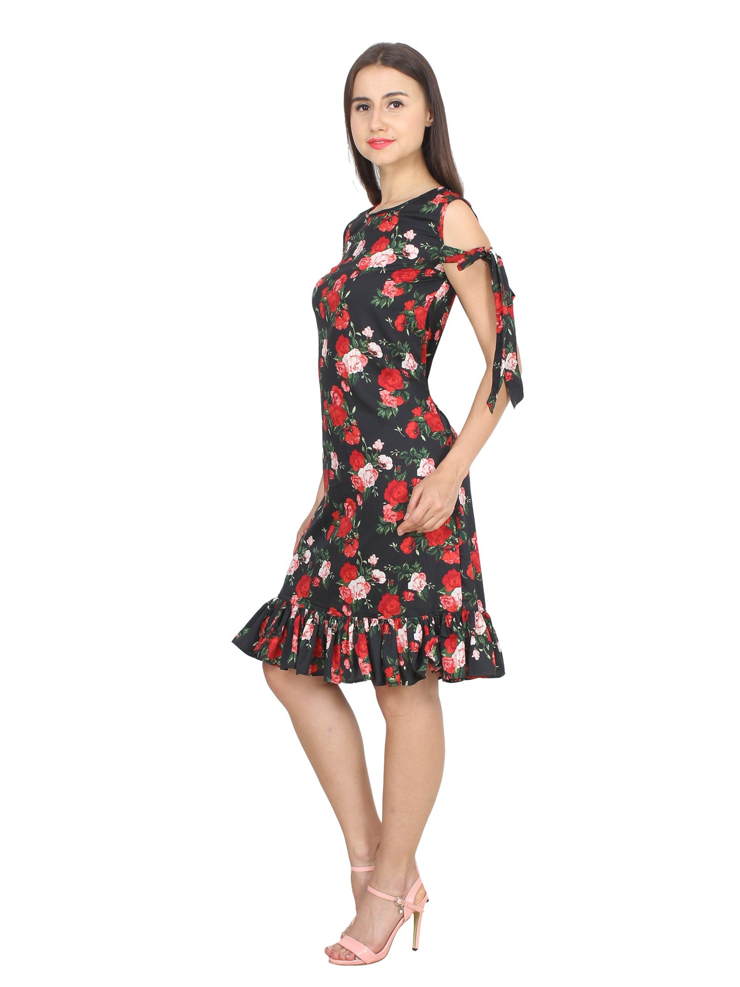 Black Printed Dress