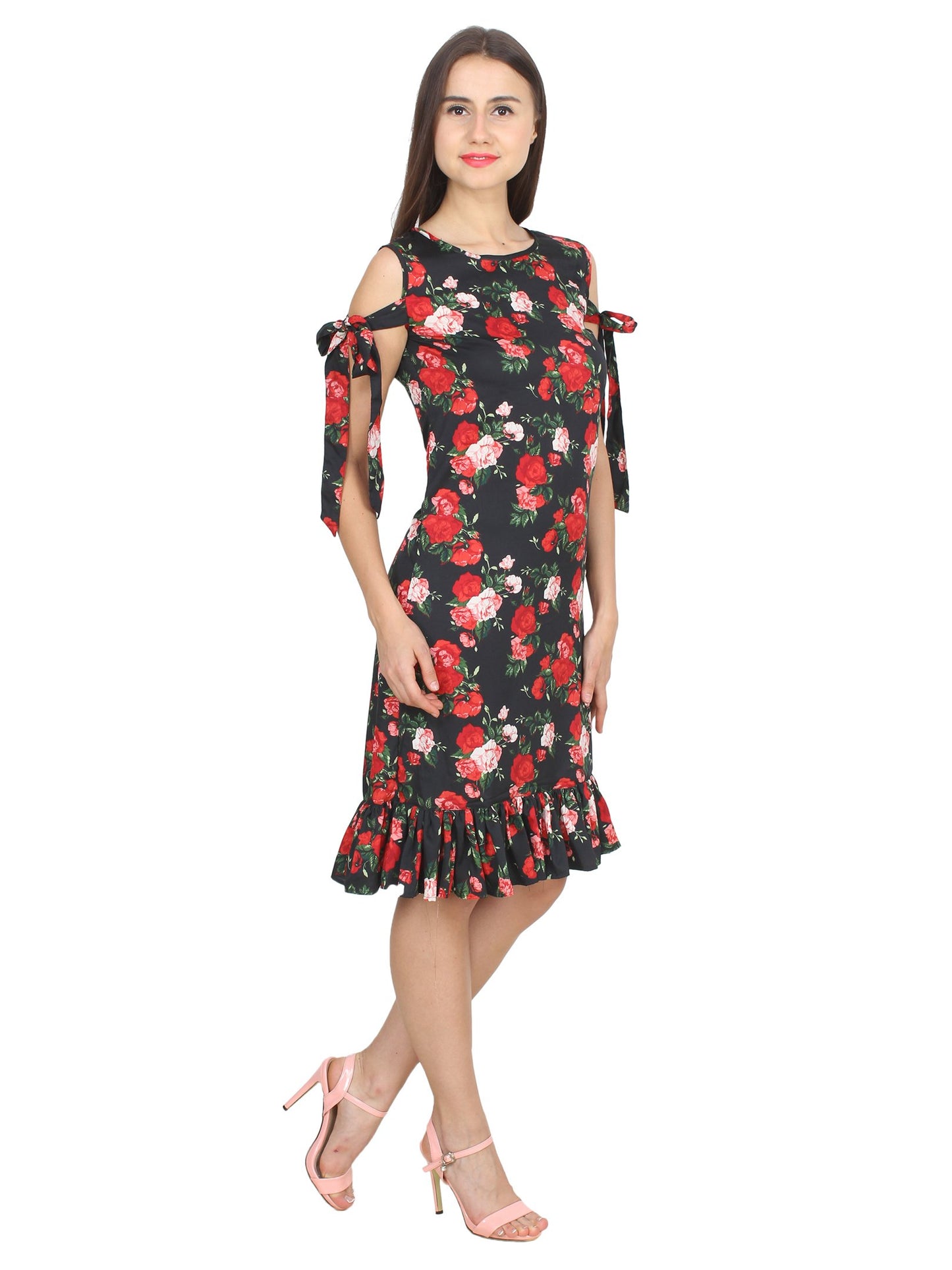 Black Printed Dress