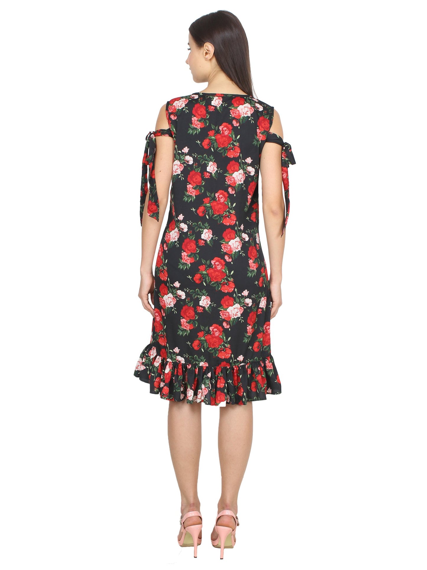 Black Printed Dress