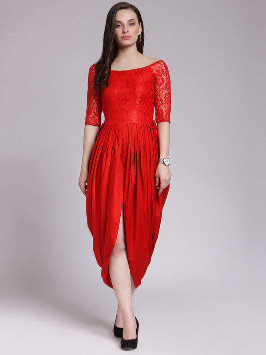 Red Lace Dress