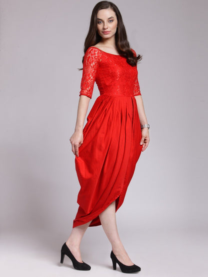 Red Lace Dress