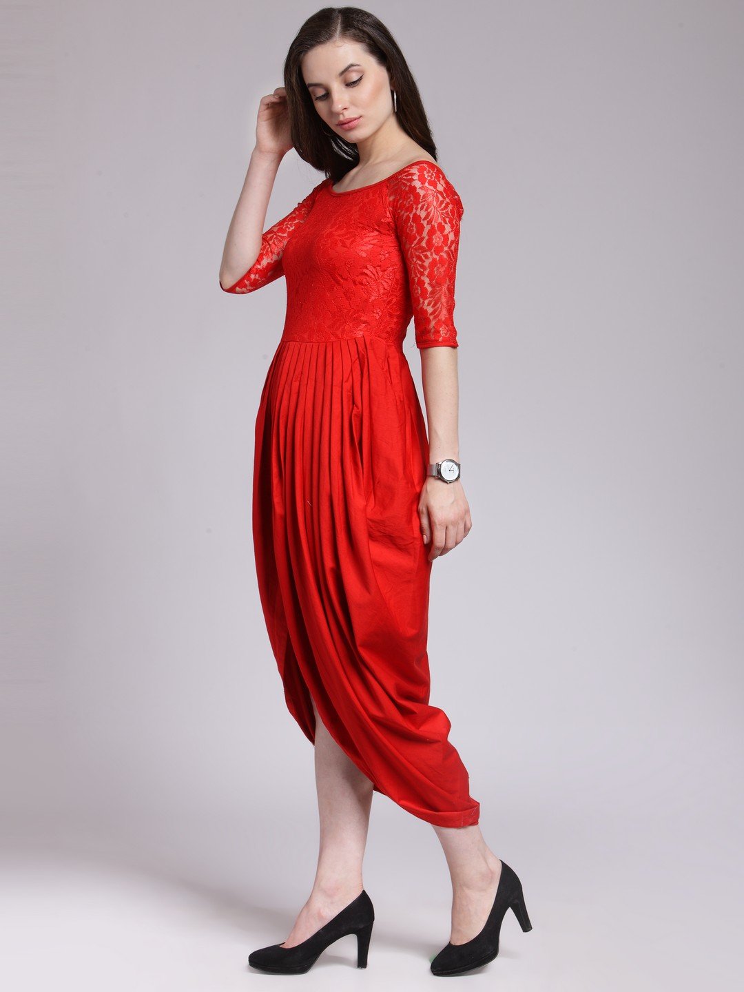 Red Lace Dress