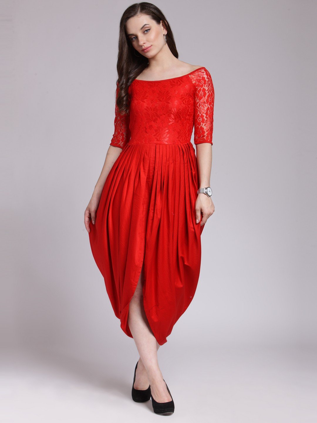 Red Lace Dress