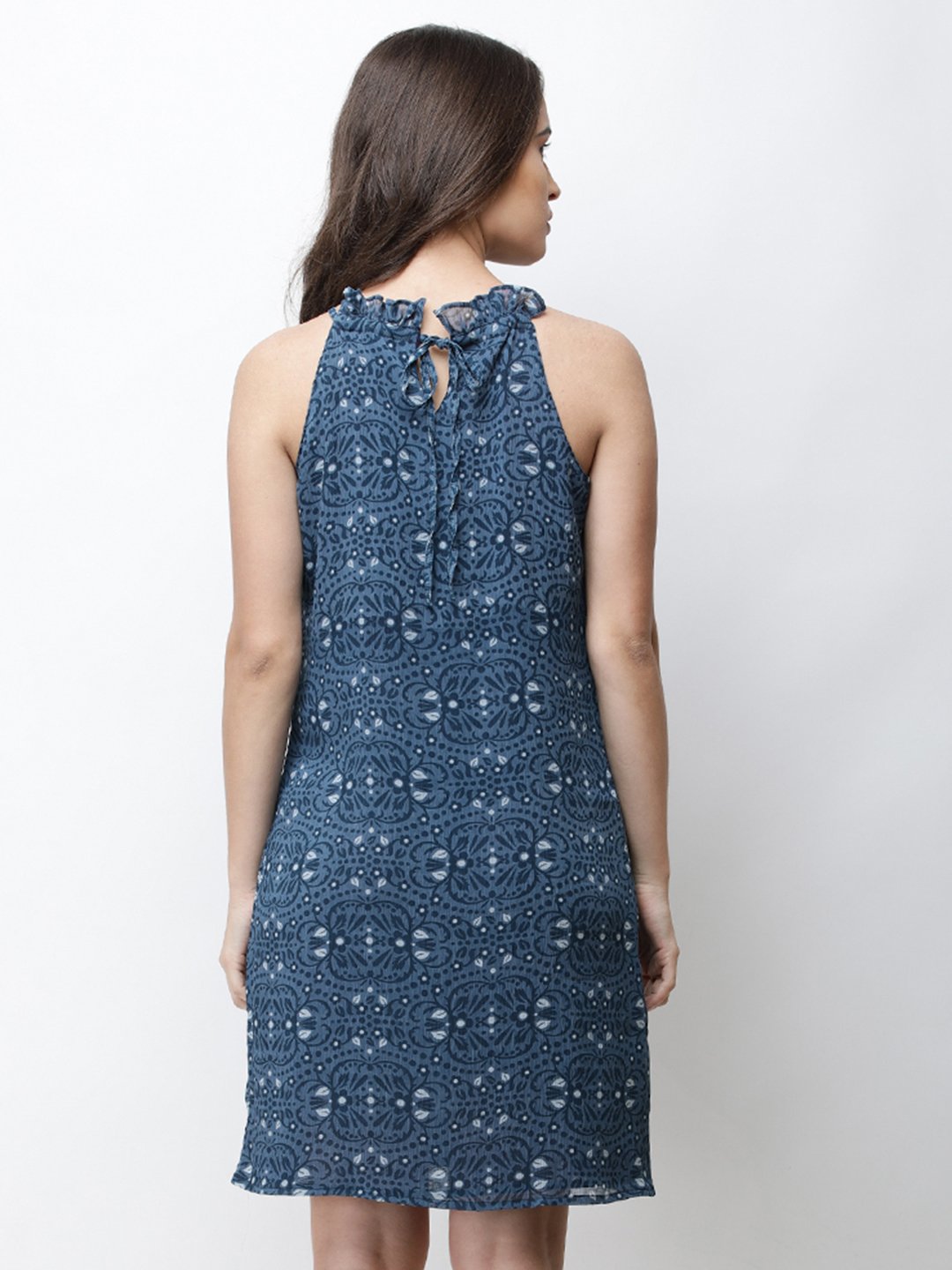Cation Blue Printed Dress