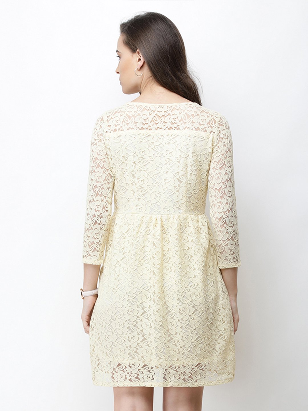Cation Cream Lace Dress