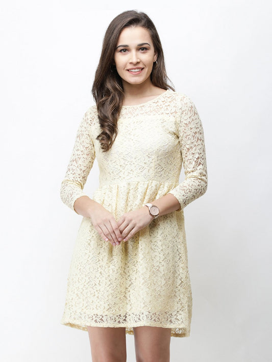 Cation Cream Lace Dress