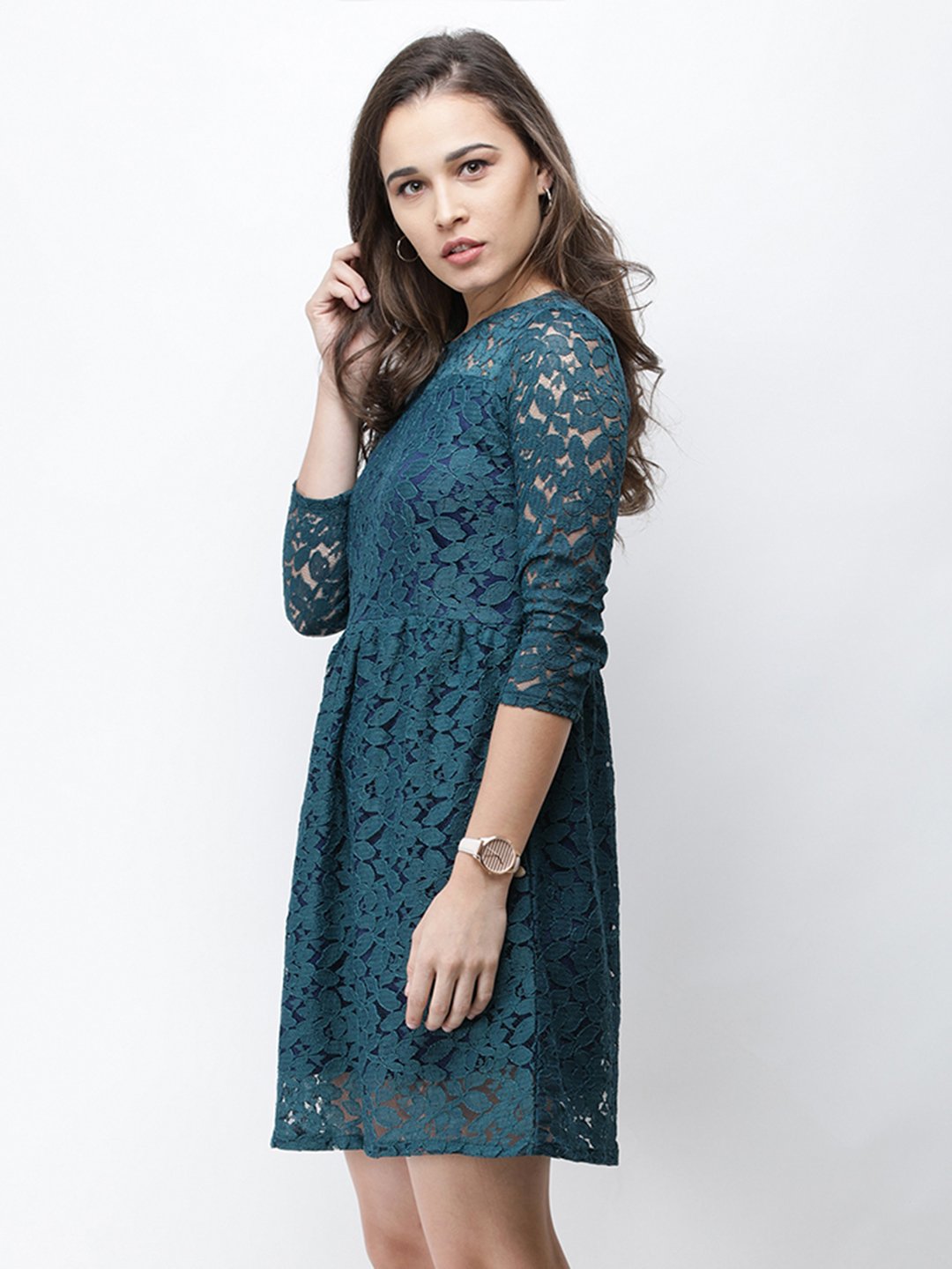 Cation Green Lace Dress