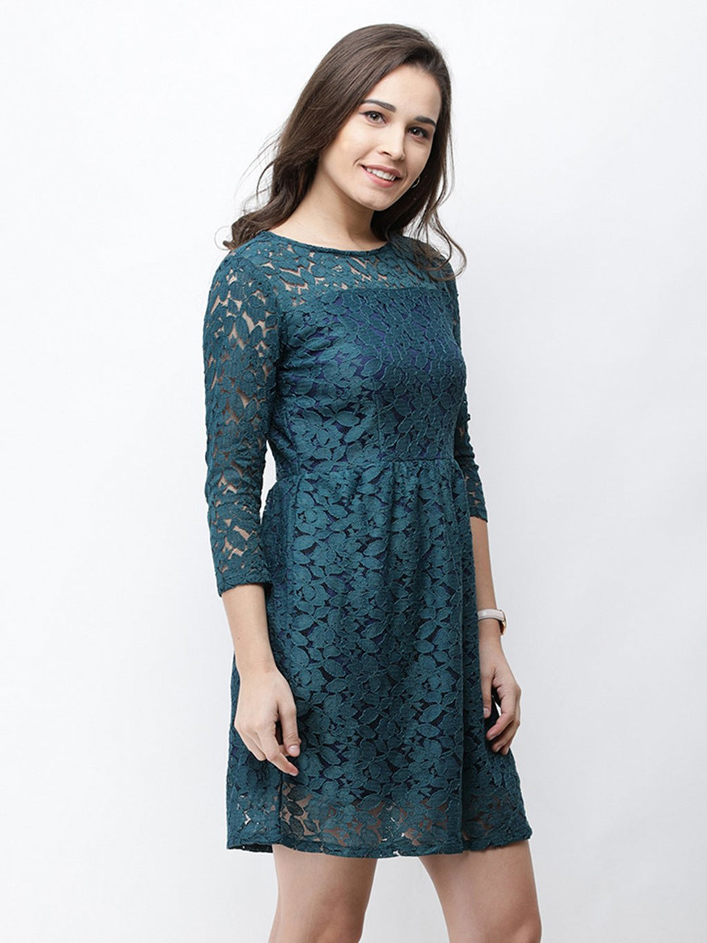 Cation Green Lace Dress